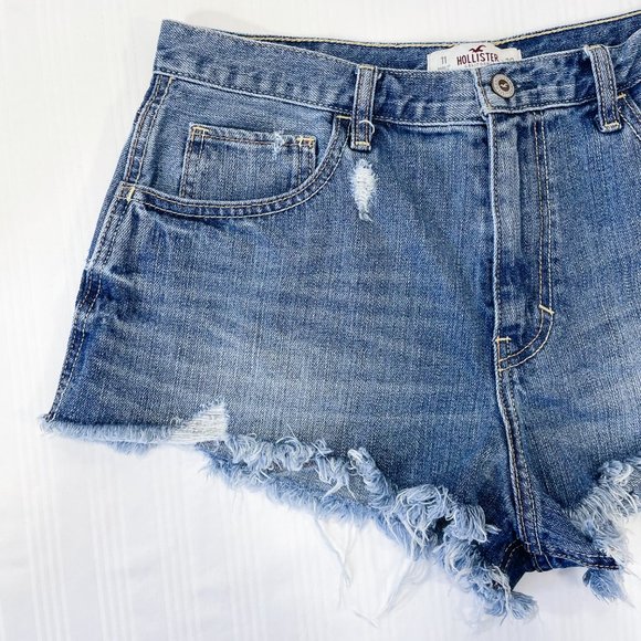 Hollister | High Rise Cutoff Jean Shorts | 11 / 30 - Picture 5 of 14